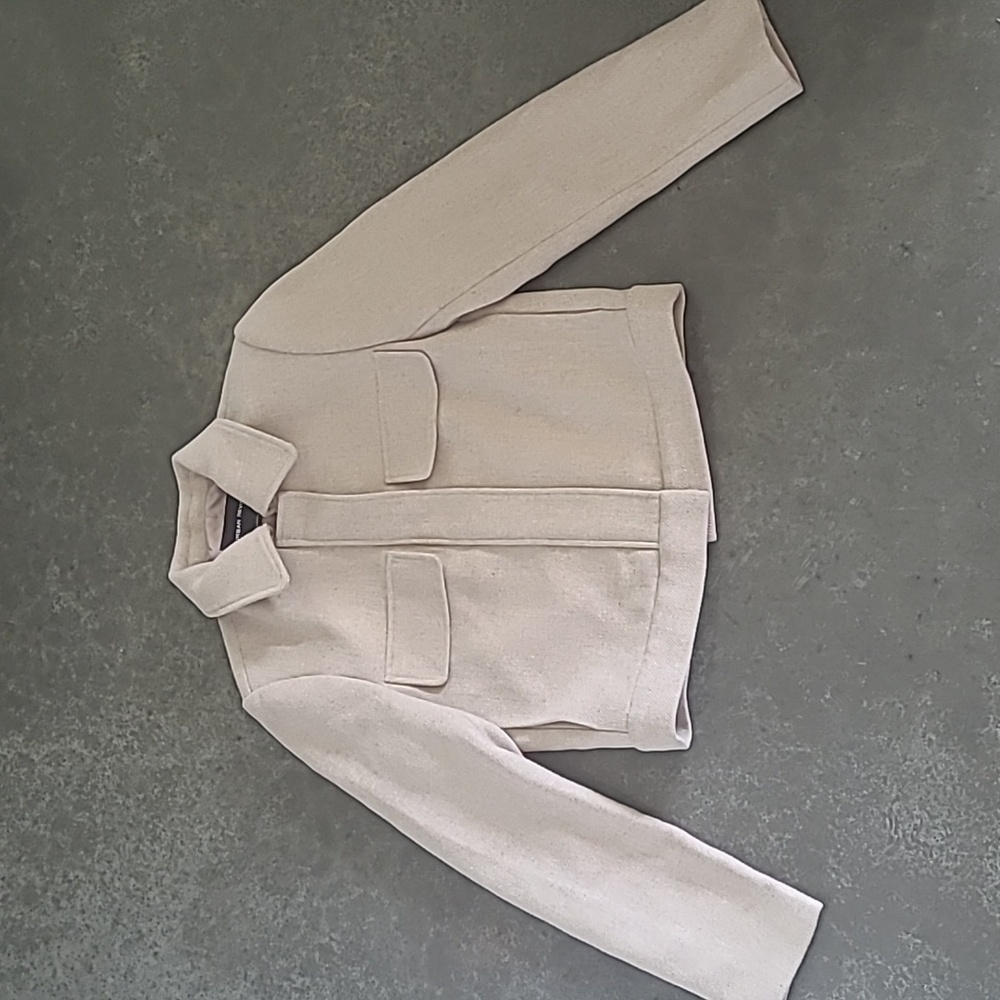 NWT URBAN REVIVO CROPPED FLAP POCKET JACKET - Picture 7 of 16